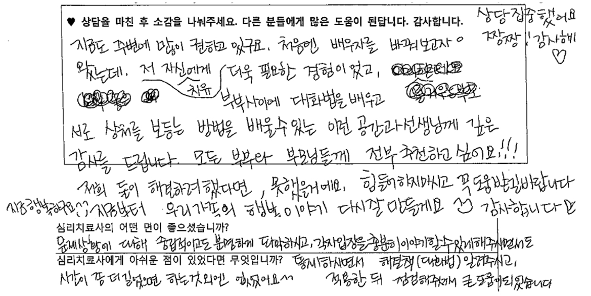30대 부부상담후기 